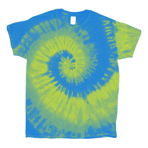 เสื้อถักแขนสั้นใส่ได้ทั้งชายและหญิงเสื้อยืดผ้าบาติกย้อมสีเย็นพิมพ์ลายขนาดใหญ่พิเศษติดฉลากได้ตามต้องการ - Product Image 3