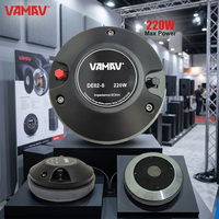 Haut-parleur VAMAV DE82-8, tweeter HF 110 W, 8 ohms, pour système PA, haut-parleur à compression avec aimant en ferrite de 62 onces, équipement audio