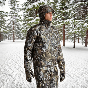 Venta al por mayor último personalizado de alta calidad impermeable suave Shell pato horno caza al aire libre chaquetas trajes de pesca Marsh Hunting - Product Image 2