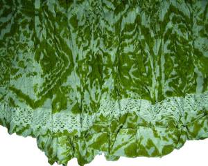 Vestido largo de gasa de algodón 100% Patrón floral ecológico natural Transpirable Hasta la rodilla Primavera Casual Servicio OEM disponible - Product Image 3