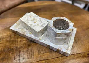 ที่ใส่ธูปไม้ทำด้วยมือสุดหรูพร้อมสลักกระดูกและของขวัญปลั๊กโป๊ยกั๊กทางศาสนาสำหรับคุณแม่ไข่มุกมหัศจรรย์ - Product Image 2