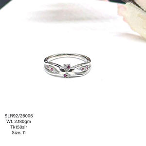 Handmade Ruby Blue Green Facet Cz 925 Sterling Silver Ring Flower Shape Modern Design Zircon Gemstone Rings for <b>Mothers</b> Day Gift - Product Image 1