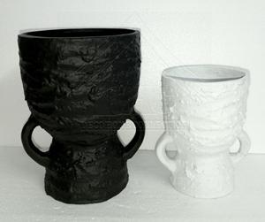 Florero de hierro exótico opulento tallado a mano con motivos indios tradicionales para decoración artística de boda - Product Image 6