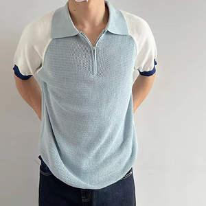 Polo informal de manga larga para hombre, ropa deportiva para correr, ropa de punto, Polo de Golf, ajuste Regular, verano 2025 - Product Image 2