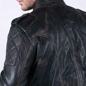2025 Latest High Street Style Custom Winter Waterproof <b>Heated</b> Windproof Warm Genuine Leather Motorcycle Jacket <b>Coat</b> Finished - Product Image 2