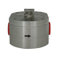 Sensor de flujo de engranajes elípticos de control de detección de flujo de viscosidad media y alta
