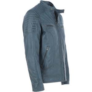 Chaqueta de invierno para hombre de diseño superior con cuello levantado manga completa 100% cuero de alta calidad personalizable precio razonable - Product Image 2