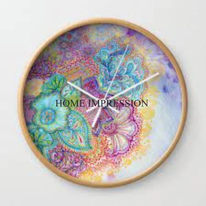 Most Demanded Superior Quality Material Made Unique Fancy Designer Round Shape <b>Wall</b> <b>Clock</b> From India In Competitive Price - Product Image 2