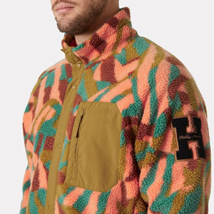 Veste polaire en vrac pour hommes chaud hiver randonnée en plein air thermique Sherpa à capuche pull zippé mode vêtements de sport Softshell - Product Image 4