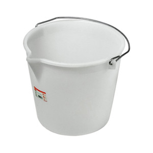 Secchio per Alimenti con Beccuccio 17 L Bianco - Product Image 1