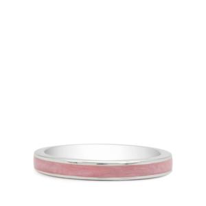Bague en argent sterling plaqué rhodium avec zircon pour mariage, fiançailles, cadeau - Product Image 2