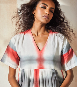 Floral Max vestido de moda al por mayor precio barato atractivo diseño minimalista verde personalizado verano cartón señoras vestido Mini Simple - Product Image 2