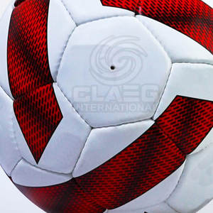 Balón de fútbol de PU cosido a mano de fábrica, hecho de cuero, PVC, partido similar, balón de fútbol de Pakistán - Product Image 6