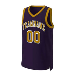 Uniformes de basket-ball respirants de bonne qualité avec logo personnalisé et design Chemises et hauts de basket-ball à séchage rapide pour adultes - Product Image 3