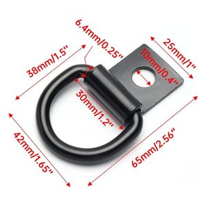 Анкерные крепления D-образные кольца, 10 мм отверстие для крепления, гайка-слот, для рейлингов кузова пикапа, прицепов, кемперов - Product Image 5