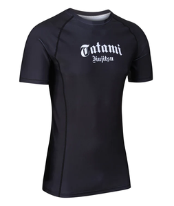Logotipo personalizado de alta calidad Jiu Jitsu Rash Guard Fitness Shirt Nuevo diseño por fabricante-Bright Way International Wholesale - Product Image 4