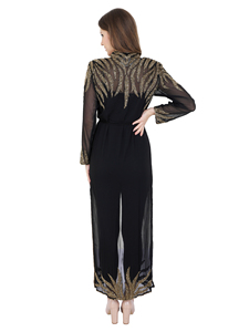 Kaftan de diseño de lujo, ropa islámica, vestido largo hecho a mano, caftán, vestido anti-pilling, ropa árabe Abaya, aniversario de boda - Product Image 5