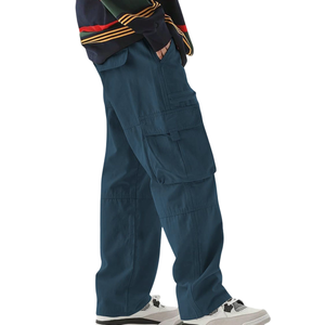 Pantalón Cargo transpirable de buena calidad para hombre, tela de algodón, múltiples bolsillos, aspecto clásico, pantalones para exteriores para hombre - Product Image 3