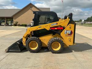 Livraison gratuite Caterpillar 242D3 75hp 3ton Skid Steer Loader CE EPA approuvé Chargeuse sur pneus avec chargeur frontal Skid Steer Attachment - Product Image 2