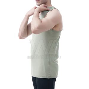 Vente chaude Y Retour Débardeur pour Hommes Séchage Rapide Gym Fitness Porter Coupe Lâche en Couleur Citrouille Stonewashed - Product Image 1