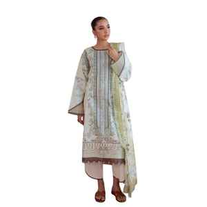 ชุดลำลองปากีสถานสำหรับผู้หญิงจากปากีสถานชุดเดรสปาร์ตี้อินเดียชุดเดรสผ้าไหมถักทอจากปากีสถานพร้อม palazzos - Product Image 1