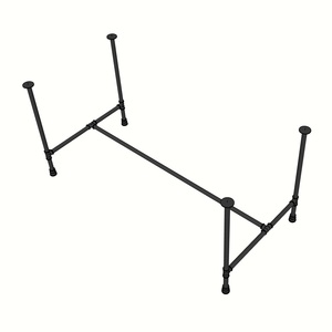 Tubería de Agua de Hierro de Diseño Industrial HCPP007 con Patas Reforzadas para Uso en Camas - Product Image 1
