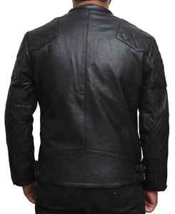 New Fashion Custom Men's Coated <b>Canvas</b> Leather <b>Jackets</b> Zipper Front Logo Casual Street Wear Anti-Shrink Top Trending Unique - Product Image 3
