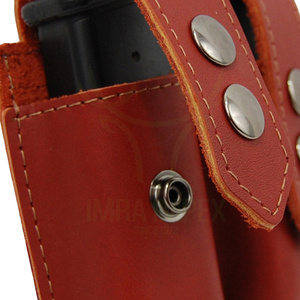 Porte-revues double en cuir de vache véritable haut de gamme Design durable et sécurisé pour étui tactique au Pakistan - Product Image 5