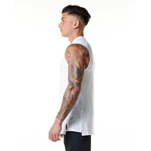 Débardeur d'été en coton de haute qualité pour hommes, débardeur de fitness et de gymnastique pour hommes, débardeur grande taille pour hommes - Product Image 3