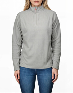 Veste en polaire à col montant et fermeture éclair sur le côté, coupe décontractée, pour femmes, vente en gros, confortable, douce, chaude et isolée - Product Image 6