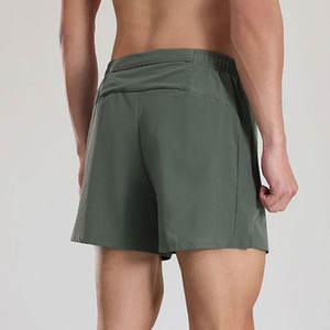 Pantalones Cortos Deportivos para Hombre, Tejido Elástico, Ligeros, para Entrenamiento Físico, Gimnasio, Ejercicio - Product Image 2