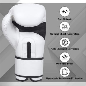 Gants de boxe personnalisés avec impression de logo personnalisée, idéaux pour l'entraînement en salle et le fitness - Product Image 2