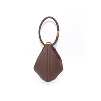 Sac à main femme en cuir PU de luxe, forme croissant, à porter sous le bras/à bandoulière, avec fermeture ouverte, grande capacité, durable