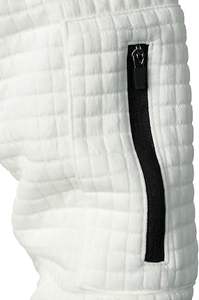 HOOD CREW Chaqueta de bombardero universitaria de lana informal de alta calidad para hombre, ligera, bordada, con cremallera y soporte, Letterman de invierno - Product Image 4