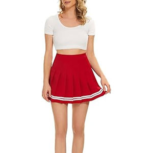 Falda Deportiva de Tenis de Cintura Alta para Mujer, de Alta Calidad, Transpirable, 100% Poliéster, con Bolsillos, Personalizable con el Nombre del Equipo OEM - Product Image 2