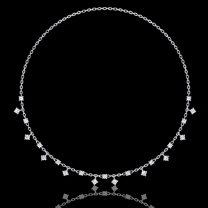 Colliers personnalisés en or fin avec diamants naturels 10k 14k 18k - Product Image 1