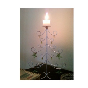 Juego de Portavelas de Metal de Estilo Vintage, Hechos a Mano para Uso en Interiores y Exteriores, Sala de Estar, Mesa de Comedor, Dormitorio, Patio - Product Image 6