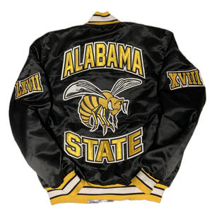 เสื้อแจ็กเก็ตบอมเบอร์ปักลายทาง asu State มีปกตั้งสำหรับฤดูหนาว - Product Image 2