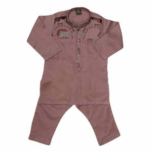 Tenues Kurta Shalwar pour nouveau-nés garçons - Bordeaux - Product Image 3