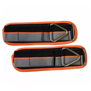 สายรัดข้อเท้าไนลอนสีดำสำหรับออกกำลังกายฟิตเนสแผ่นรองนีโอพรีนกันน้ำระดับมืออาชีพ - Product Image 2