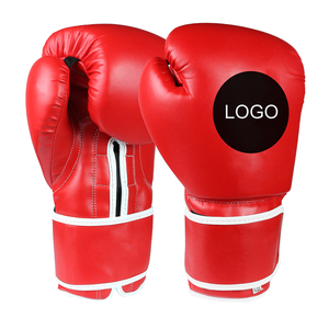 Guantes de boxeo personalizados de cuero sintético PU pedidos al por mayor a granel con suministro mayorista de marca en todo el mundo - Product Image 1