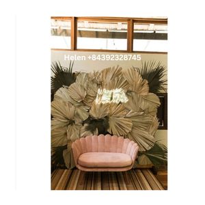 HOJA DE PALMA DECORATIVA AL AIRE LIBRE DE TENDENCIA CALIENTE HOJA DE PALMA RESISTENTE AL AIRE LIBRE DE ALTA CALIDAD PARA LA DECORACIÓN DEL ESTILO FLORAL AL POR MAYOR - Product Image 6