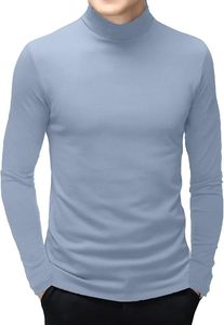 Logo personnalisé pour hommes col en O à manches longues coupe ajustée décontracté Polyester/coton séchage rapide et respirant T-Shirt-CLUSH INDUSTRIES - Product Image 3