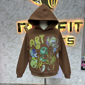 Diseñe su propio estilo Llegó Sudadera con capucha impresa personalizada precios baratos fabricante superior hombres sudaderas con capucha personalizadas sudaderas con capucha para hombres - Product Image 4