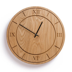 Treo tường đồng hồ bằng gỗ để bán chất lượng tuyệt vời gỗ tự nhiên đồng hồ <span class=keywords><strong>Analog</strong></span> đặt giá cả cạnh tranh - Product Image 5