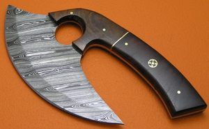 Venta al por mayor pedidos a granel personalizados OEM ODM servicio industrial profesional cortador de pizza hoja de acero inoxidable mango de madera de rosa - Product Image 2