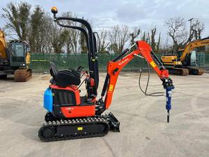 Micro-excavatrice sur chenilles U10-5 de Walker Machinery Ltd avec godet de 0,09 m, moteur de 36 kW, moment de charge élevé, pompe hydraulique KYB - Product Image 5