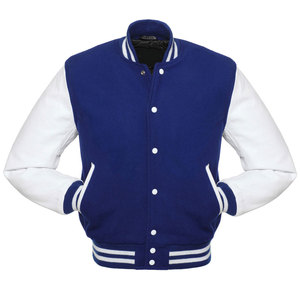 Veste de baseball universitaire de qualité supérieure, style Letterman, violette et dorée, 100% laine, coupe ajustée, coupe-vent, style vintage streetwear - Product Image 3