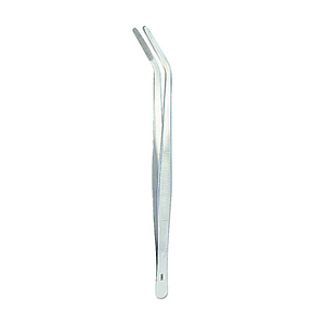 Pince de précision professionnelle extra longue de 20 cm en acier inoxydable à haute teneur en carbone, dentelée, durable pour la mise en assiette culinaire - Product Image 2