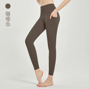 New Design Ribbed <b>Legging</b> Women Yoga Fitness Wear Stretchy High Waist Yoga Durable Gym <b>Leggings</b> for Women - Product Image 3